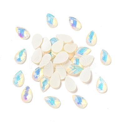 Flat Back Resin Rhinestone Cabochons MRMJ-T047-07E-1