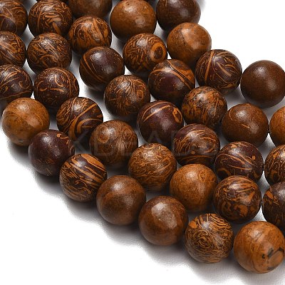 Natural Miriam Stone Beads Strands G-G0003-C05-12mm-1