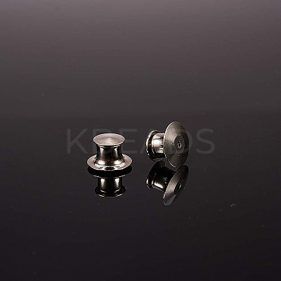 Brass Brooch Base Settings KK-BC0005-03P-1