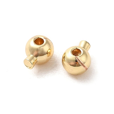 Brass Crimp Beads KK-F826-04LG-1