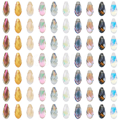 200Pcs 10 Colors Electroplate Glass Beads Strands EGLA-CD0001-11-1
