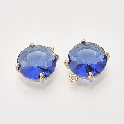 Faceted Glass Pendants GLAA-T010-006-1