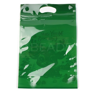 Christmas Theme Plastic Resealable Bags ABAG-Q053-07B-1