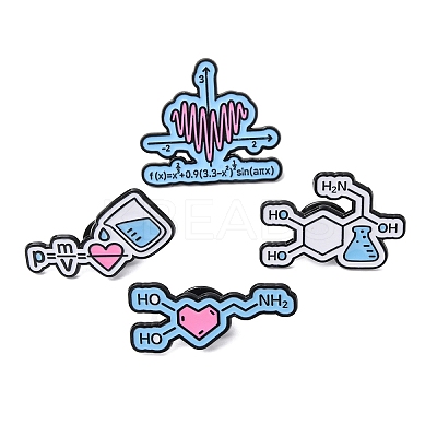Scientific Symbol Enamel Pins JEWB-L024-03EB-01-1