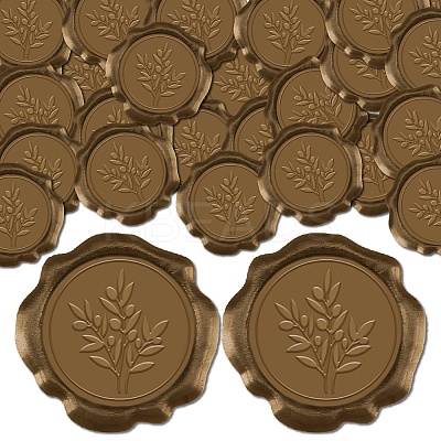 50Pcs Adhesive Wax Seal Stickers DIY-CP0010-99B-1