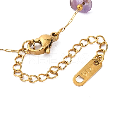 Ion Plating(IP) 304 Stainless Steel Mesh Chain Bracelet for Women BJEW-S003-04G-1