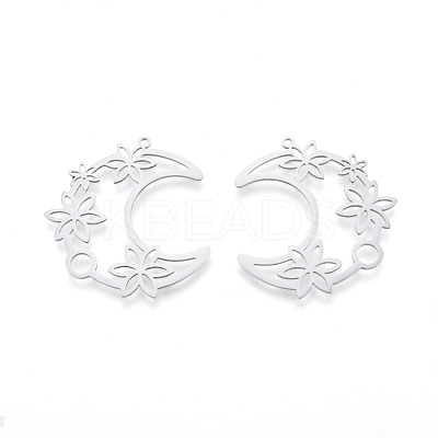 Non-Tarnish 201 Stainless Steel Pendants STAS-N090-LA981-1-1
