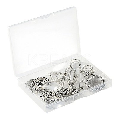 DIY Brooch Making Kits DIY-FS0009-11-1
