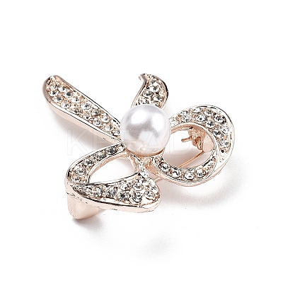 Alloy Rhinestone Brooch for Backpack Clothes JEWB-P046-05C-G-1