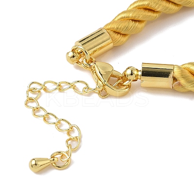 5MM Nylon Twisted Cord Necklace Making FIND-G096-01G-18-1