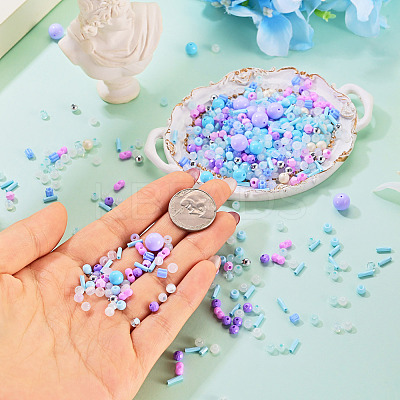 50g Glass Seed Beads SEED-TA0001-67D-1