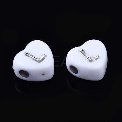 Opaque White Acrylic Beads MACR-Q242-006-1