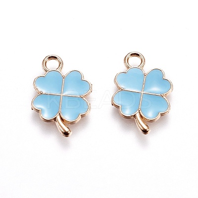 Alloy Enamel Pendants ENAM-L017-I-1