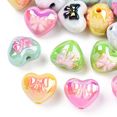 UV Plated Acrylic Beads X-PACR-N015-03-1
