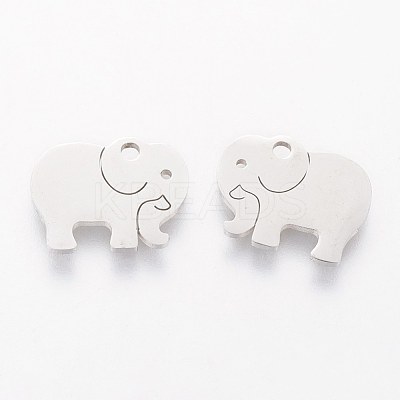 Tarnish Resistant 304 Stainless Steel Charms STAS-Q201-T145-1