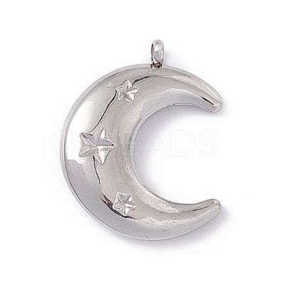 Non-Tarnish 304 Stainless Steel Pendants STAS-E173-01P-1