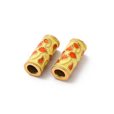 304 Stainless Steel Enamel European Beads STAS-I331-29G-1