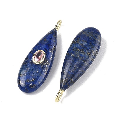 Dyed Natural Lapis Lazuli Pendants G-D357-03F-1
