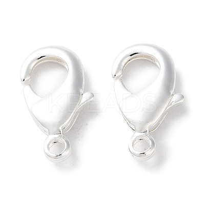 Rack Plating Brass Lobster Claw Clasps KK-F090-27S-03-1