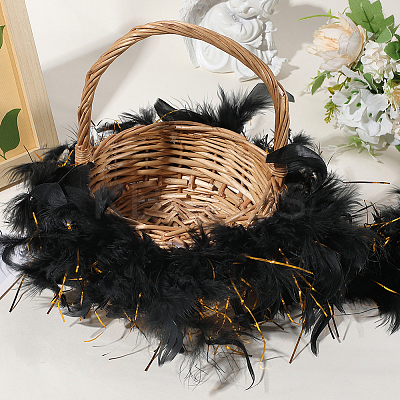 Turkey Feather Ornament Accessories FIND-WH20012-43A-1