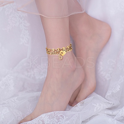 Anklets Sets AJEW-AN00383-13-1