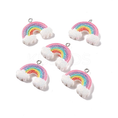 Opaque Resin Pendants RESI-G040-D03-A-1