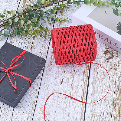 200M Raffia Paper Ribbon OCOR-WH20003-02C-1