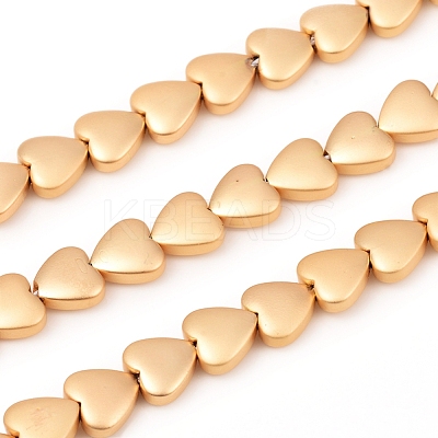 Electroplated Non-magnetic Synthetic Hematite Beads Strands G-F682-06A-KCG-1