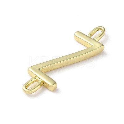 Rack Plating Brass Connector Charms KK-P245-07G-Z-1