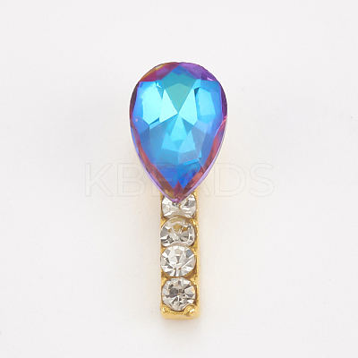 Alloy Rhinestone Cabochons LS-MRMJ-T015-21B-1