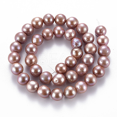 Natural Keshi Pearl Beads Strands PEAR-S020-L09-1