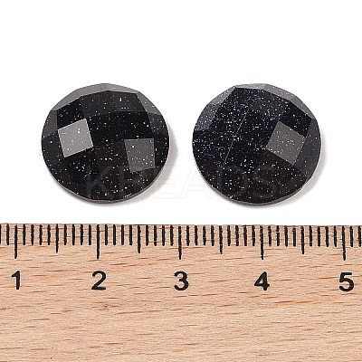 Synthetic Blue Goldstone Cabochons G-C146-03J-1