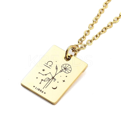 Birthday Flower 304 Stainless Steel Pendant Nacklaces For Women STAS-S124-03G-07-1