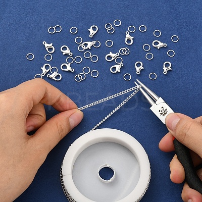 DIY Chains Bracelet Necklace Making Kit DIY-YW0005-82S-1