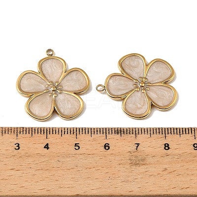 304 Stainless Steel Enamel Pendants STAS-I371-26G-02-1