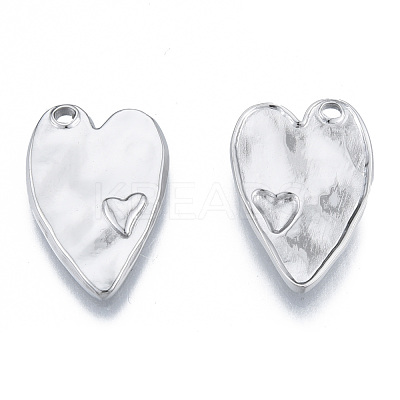 Non-Tarnish 304 Stainless Steel Pendants STAS-N098-187P-1