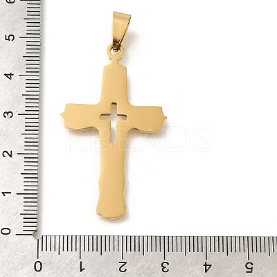 201 Stainless Steel Pendants STAS-R132-01G-03-1