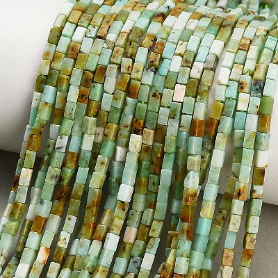Natural Serpentine Beads Strands GG-CBA2498-B02-01-1