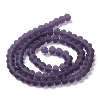 Transparent Glass Beads Strands EGLA-A034-T8mm-MD15-1