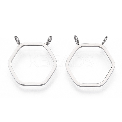 Non-Tarnish 304 Stainless Steel Pendants STAS-T064-08P-1