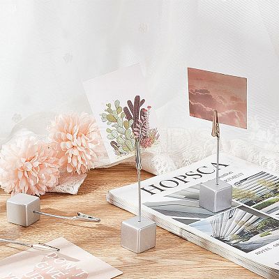 Square Base Resin Memo Holders AJEW-WH0141-04A-1