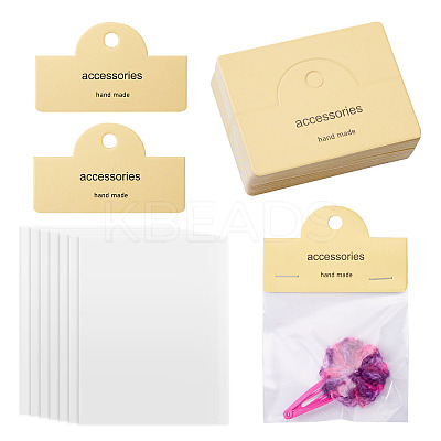 100Pcs Rectangle Clear Polypropylene Cellophane Bags CDIS-TA0001-36C-1