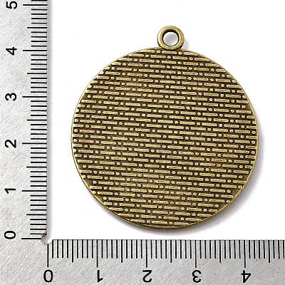 Vintage Tibetan Style Alloy Pendant Cabochon Bezel Settings LS-TIBEP-M018-88AB-NF-1