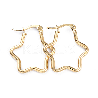 201 Stainless Steel Hoop Earrings EJEW-I245-31E-1