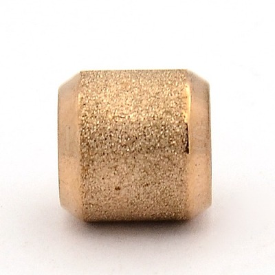 201 Stainless Steel Textured Beads STAS-M003-15-1