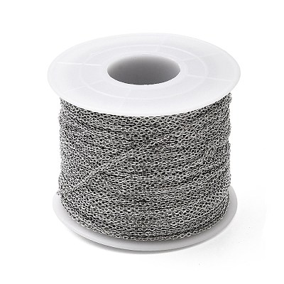 Tarnish Resistant 304 Stainless Steel Cable Chains CHS-Q001-10-100m-1