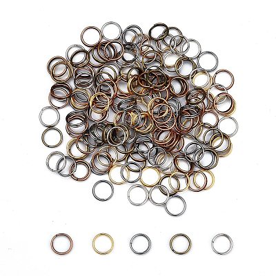 Mixed Color Iron Split Rings JRD8MM-M-1