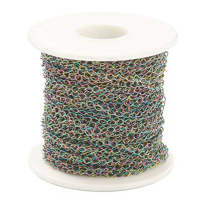 Ion Plating(IP) 304 Stainless Steel Curb Chain STAS-B020-05MC-1