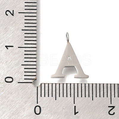 304 Stainless Steel Micro Pave Cubic Zirconia Pendants STAS-H228-06P-A-1