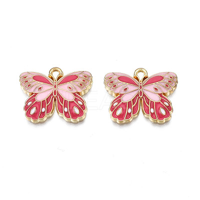 Alloy Enamel Pendants ENAM-N055-105B-1